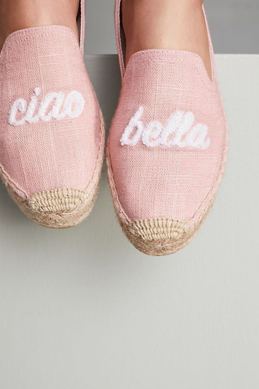 Soludos Ciao Bella Smoking Slipper Espadrilles Size 10